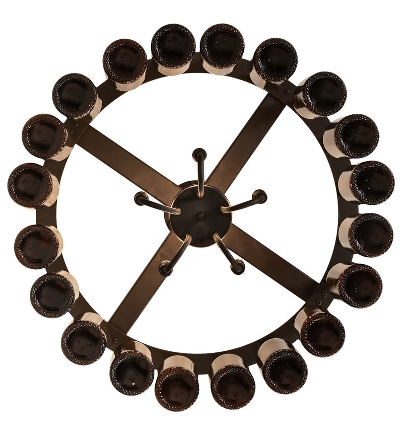 Meyda Tiffany 267170 Five Light Ceiling Fixture, Oil Rubbed Bronze