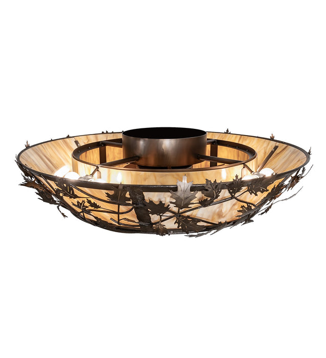 Meyda Tiffany 267536 11 Light Chandel-Air, Antique Copper