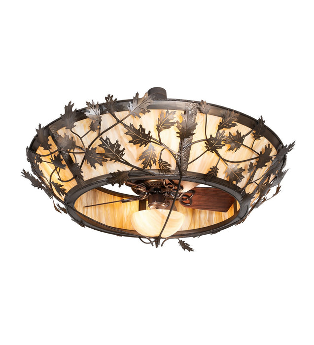 Meyda Tiffany 267536 11 Light Chandel-Air, Antique Copper