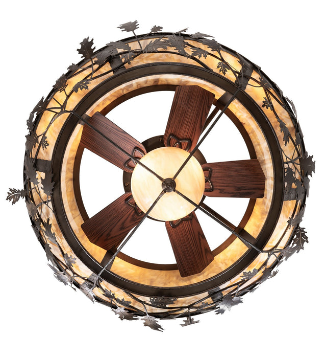 Meyda Tiffany 267536 11 Light Chandel-Air, Antique Copper