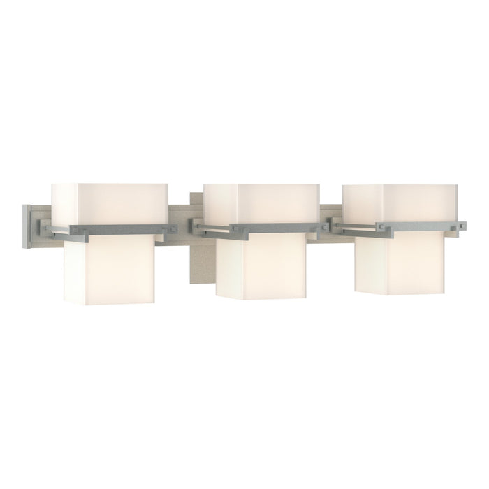 Hubbardton Forge 207833-SKT-82-GG0106 Three Light Wall Sconce, Vintage Platinum
