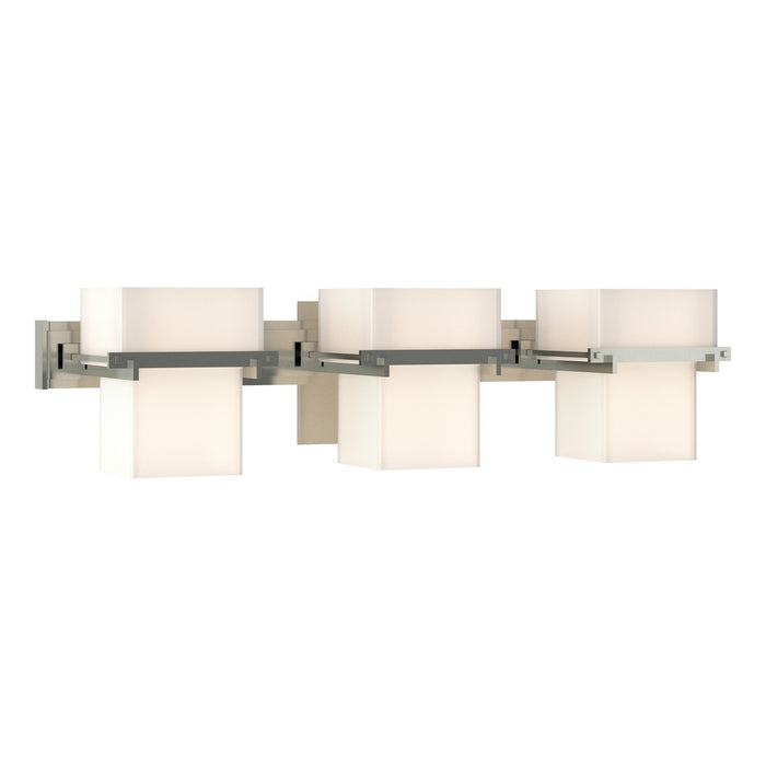 Hubbardton Forge 207833-SKT-85-GG0106 Three Light Wall Sconce, Sterling