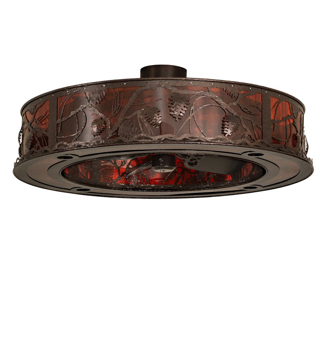 Meyda Tiffany 268793 12 Light Chandel-Air, Copper Vein