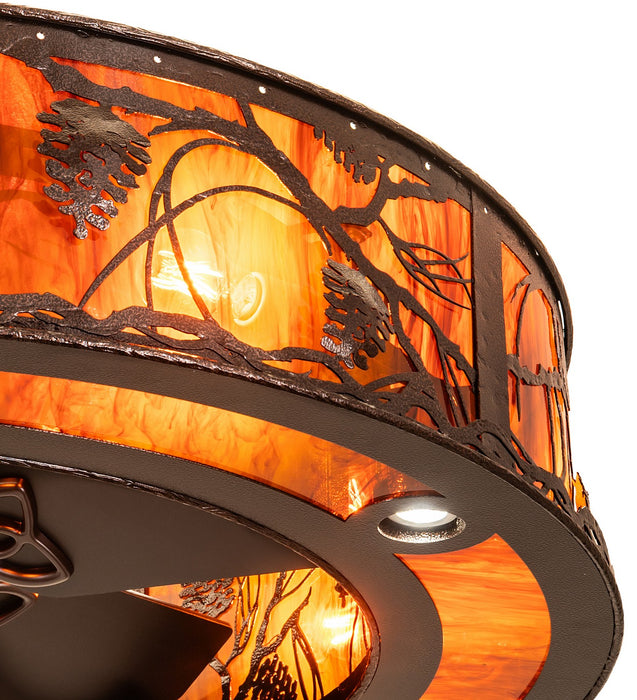 Meyda Tiffany 268793 12 Light Chandel-Air, Copper Vein