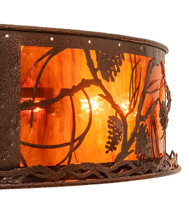 Meyda Tiffany 268793 12 Light Chandel-Air, Copper Vein