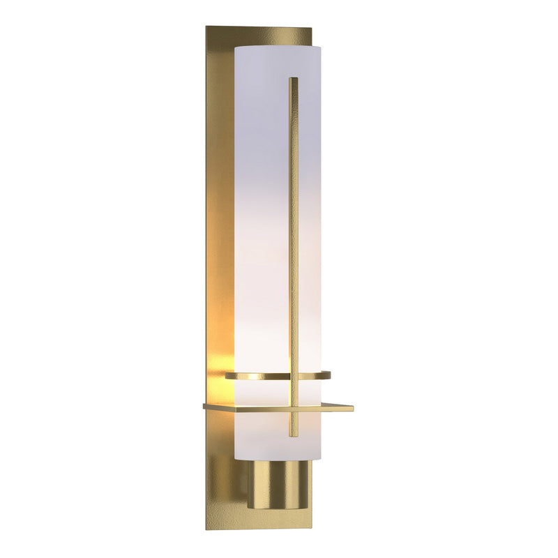 Hubbardton Forge 207858-SKT-86-GG0173 One Light Wall Sconce, Modern Brass
