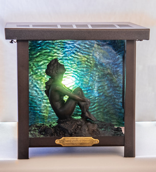 Meyda Tiffany 269161 One Light Table Lamp, Mahogany Bronze