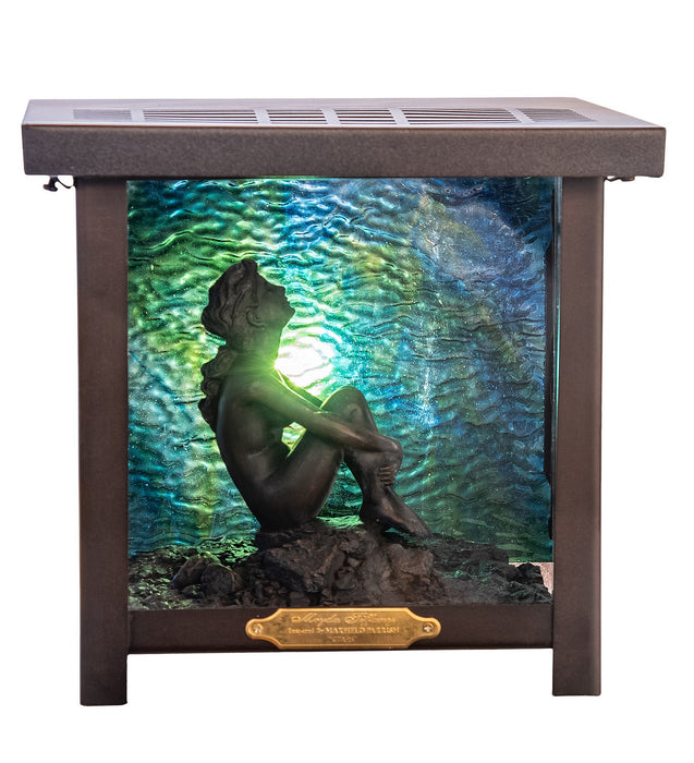 Meyda Tiffany 269161 One Light Table Lamp, Mahogany Bronze
