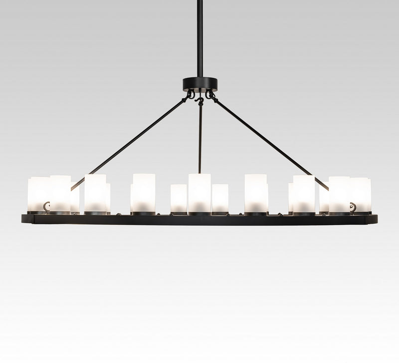 Meyda Tiffany 269409 21 Light Chandelier, Solar Black