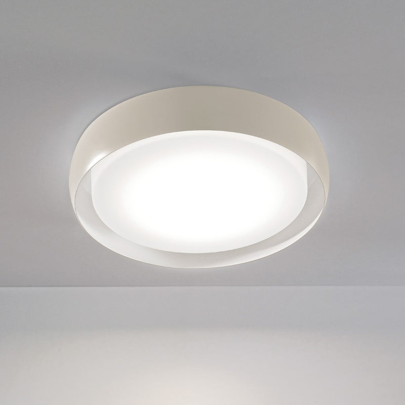 Zafferano ZA-LD120113G LED Wall / Ceiling Light, White Grey