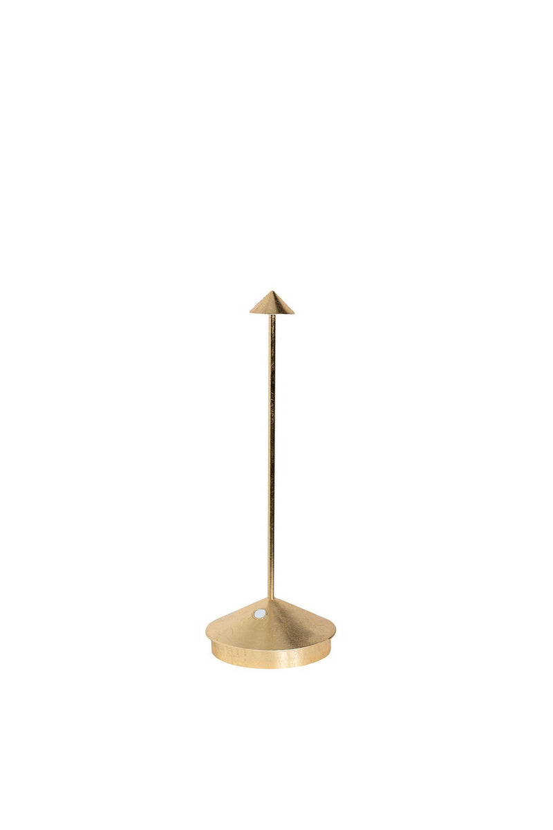 Zafferano LDO650BFO LED Table Lamp, Gold Leaf