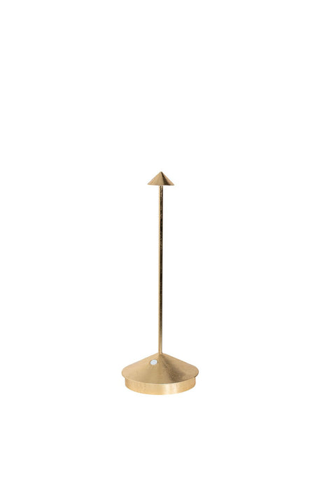 Zafferano LDO650BFO LED Table Lamp, Gold Leaf