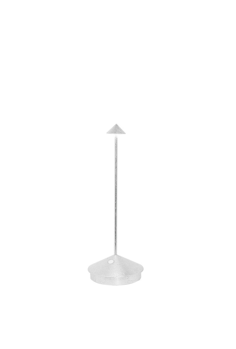 Zafferano LDO650BFA LED Table Lamp, Silver Leaf