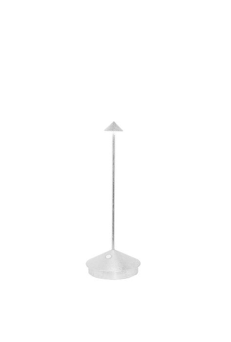 Zafferano LDO650BFA LED Table Lamp, Silver Leaf