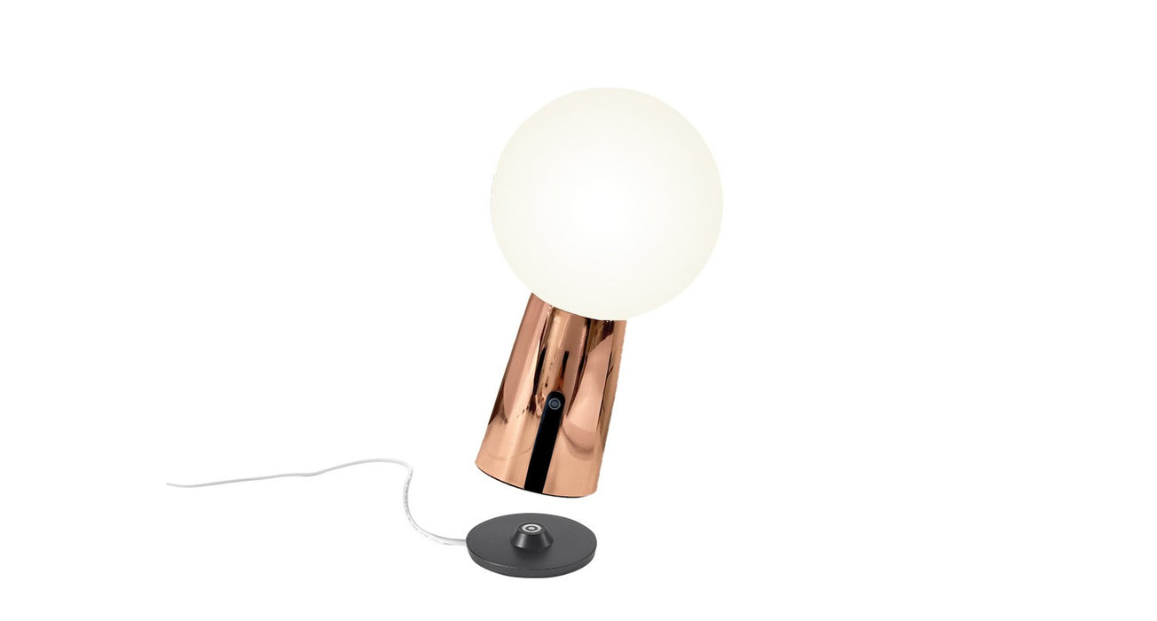 Zafferano LD0900E3 LED Table Lamp, Copper
