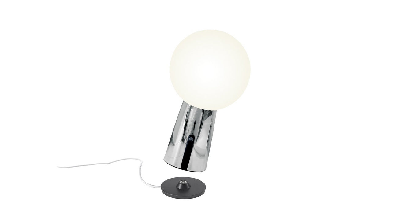 Zafferano LD0900C3 LED Table Lamp, Chrome