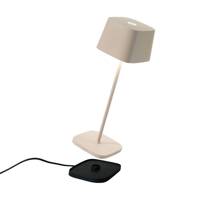 Zafferano LD0870S4 LED Table Lamp, Sand
