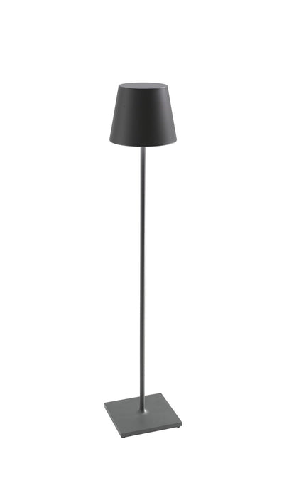 Zafferano LD0360N3 LED Floor Lamp, Dark grey