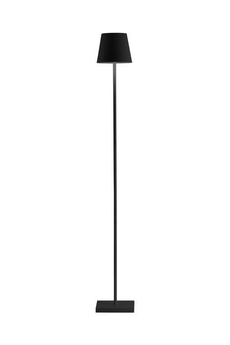 Zafferano LD0390D4 LED Floor Lamp, Black