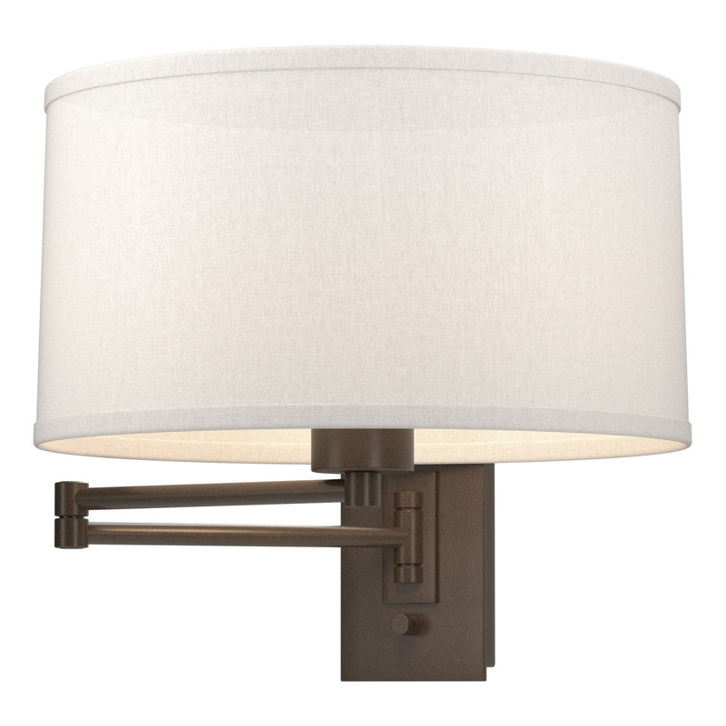 Hubbardton Forge 209250-SKT-05-SE1295 One Light Wall Sconce, Bronze