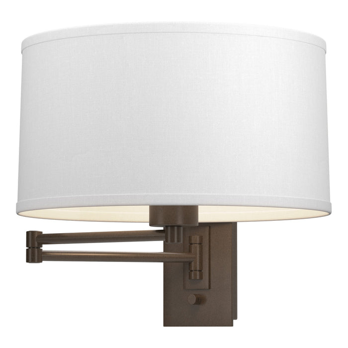 Hubbardton Forge 209250-SKT-05-SF1295 One Light Wall Sconce, Bronze