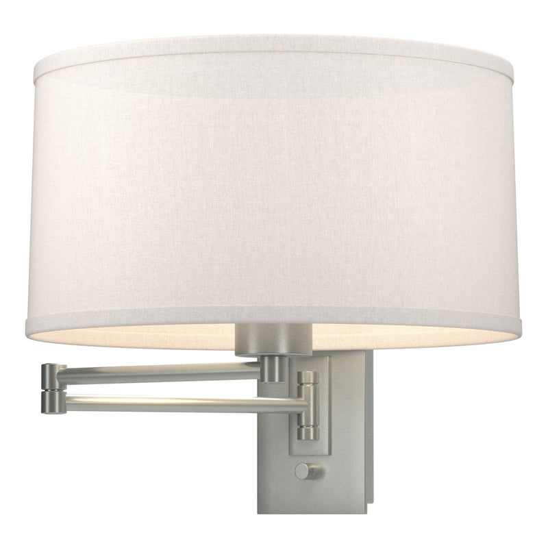 Hubbardton Forge 209250-SKT-82-SE1295 One Light Wall Sconce, Vintage Platinum