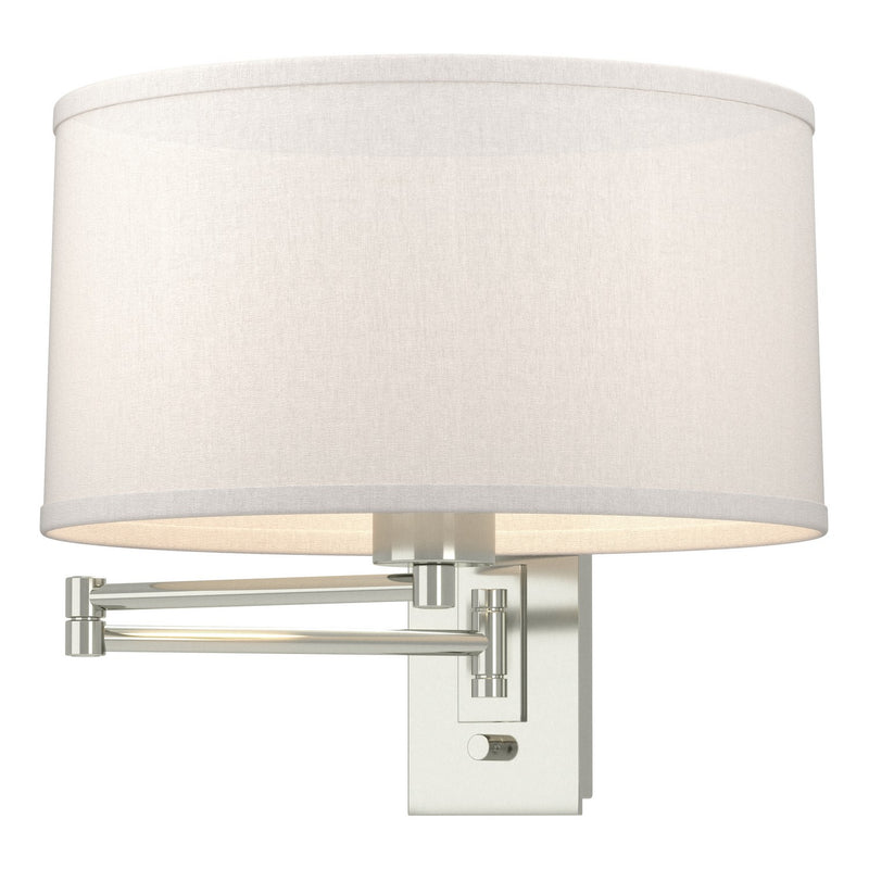 Hubbardton Forge 209250-SKT-85-SE1295 One Light Wall Sconce, Sterling