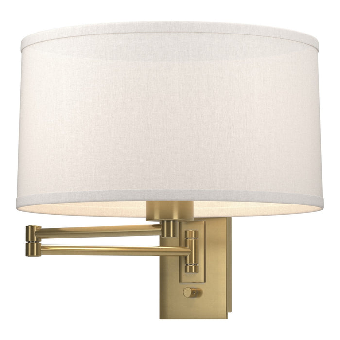 Hubbardton Forge 209250-SKT-86-SE1295 One Light Wall Sconce, Modern Brass