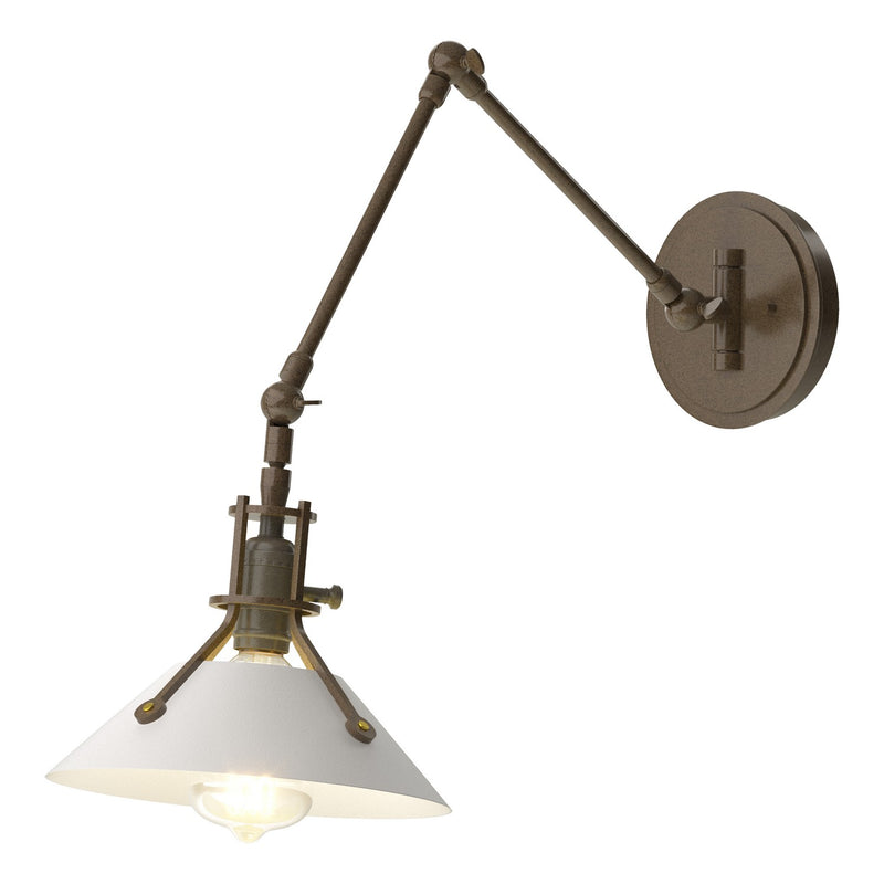 Hubbardton Forge 209320-SKT-05-02 One Light Wall Sconce, Bronze