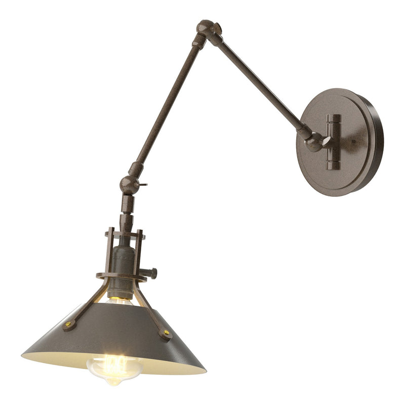 Hubbardton Forge 209320-SKT-05-07 One Light Wall Sconce, Bronze