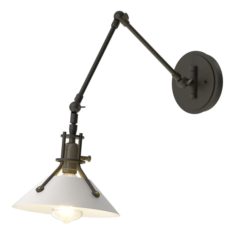 Hubbardton Forge 209320-SKT-10-02 One Light Wall Sconce, Black