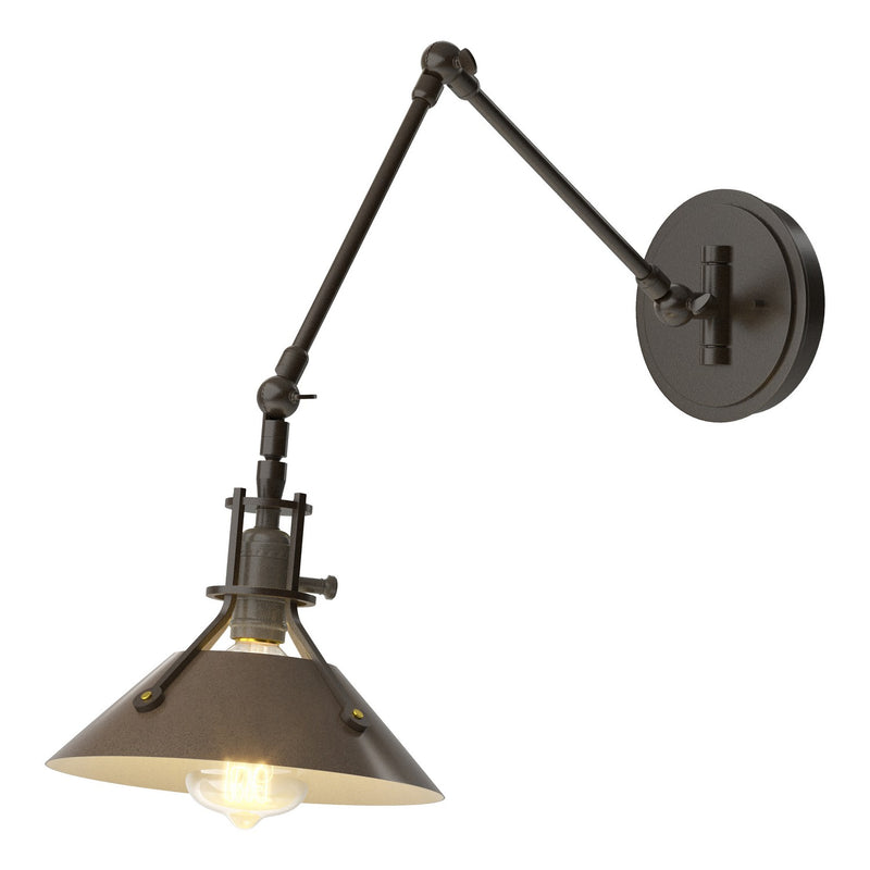 Hubbardton Forge 209320-SKT-14-05 One Light Wall Sconce, Oil Rubbed Bronze