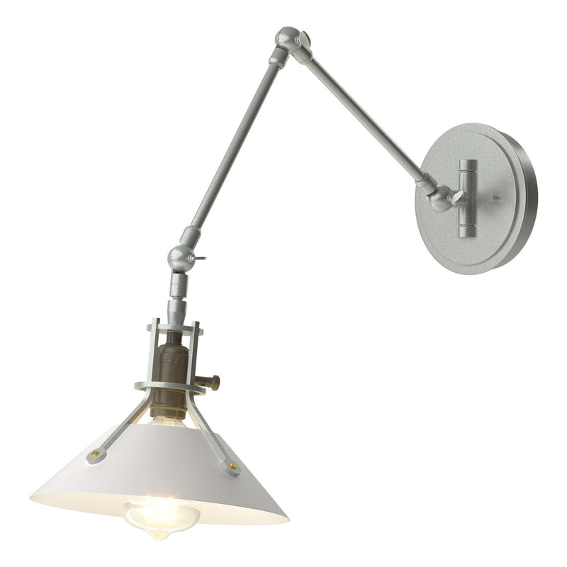 Hubbardton Forge 209320-SKT-82-02 One Light Wall Sconce, Vintage Platinum