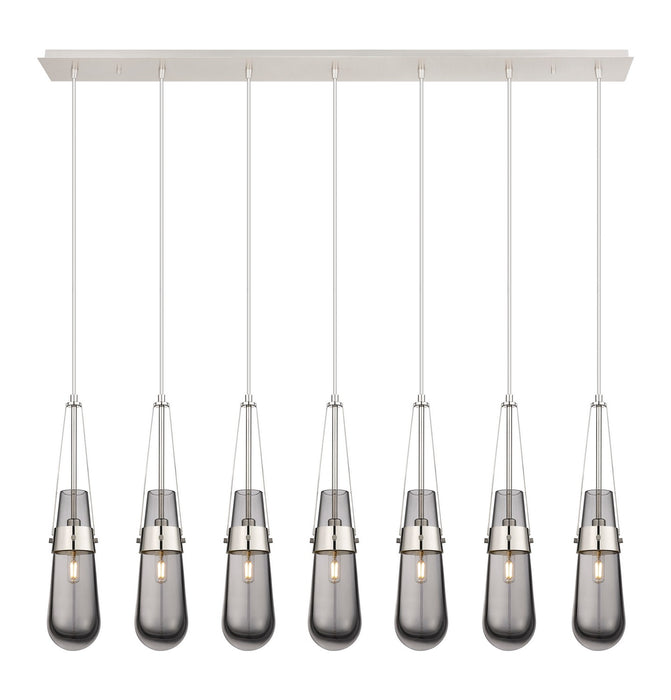 Innovations 127-452-1P-PN-G452-4SM LED Linear Pendant, Polished Nickel