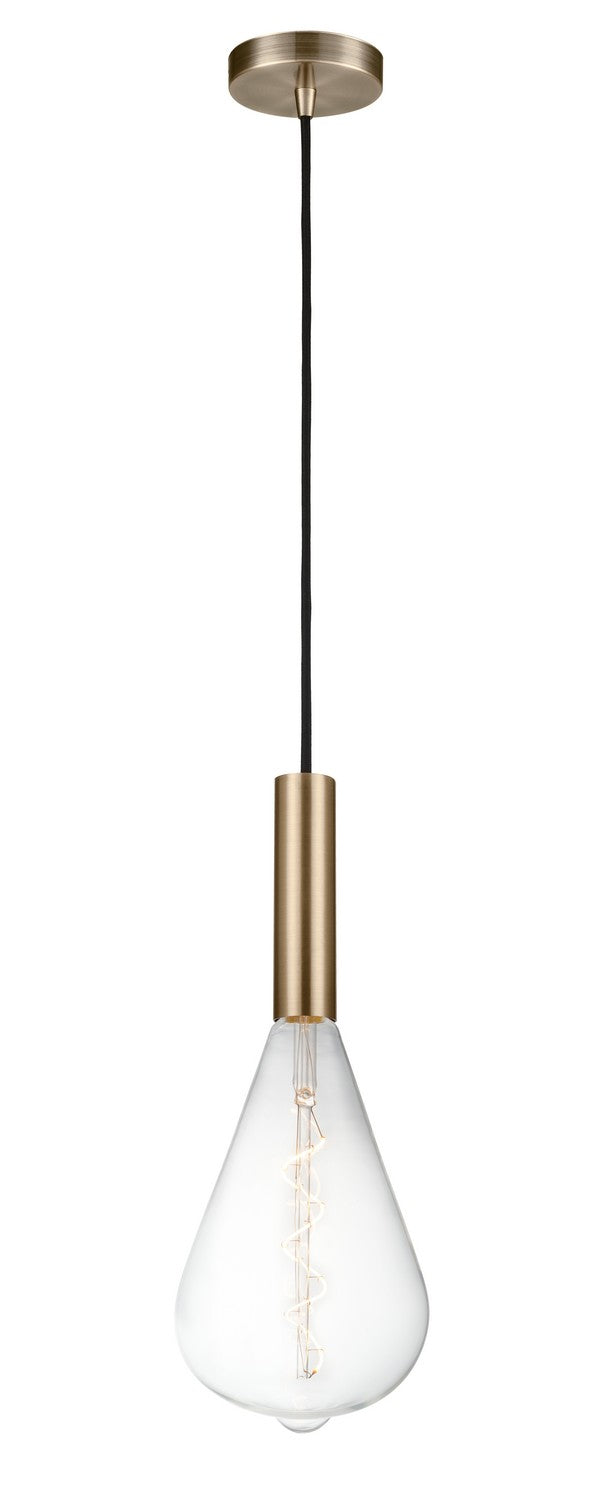 Innovations 198-1P-AB-BB164LED LED Mini Pendant, Antique Brass
