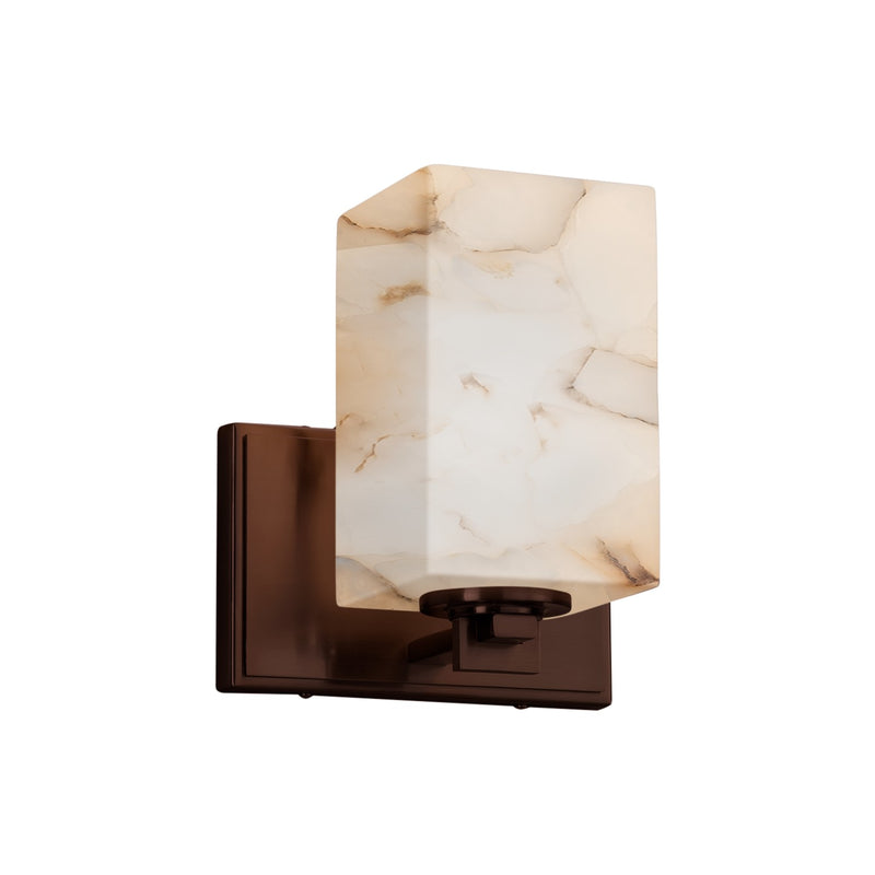Justice Designs ALR-8441-15-DBRZ One Light Wall Sconce, Dark Bronze