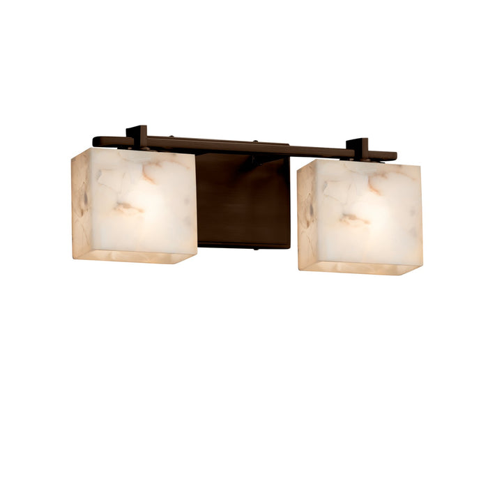 Justice Designs ALR-8442-55-DBRZ Two Light Bath Bar, Dark Bronze