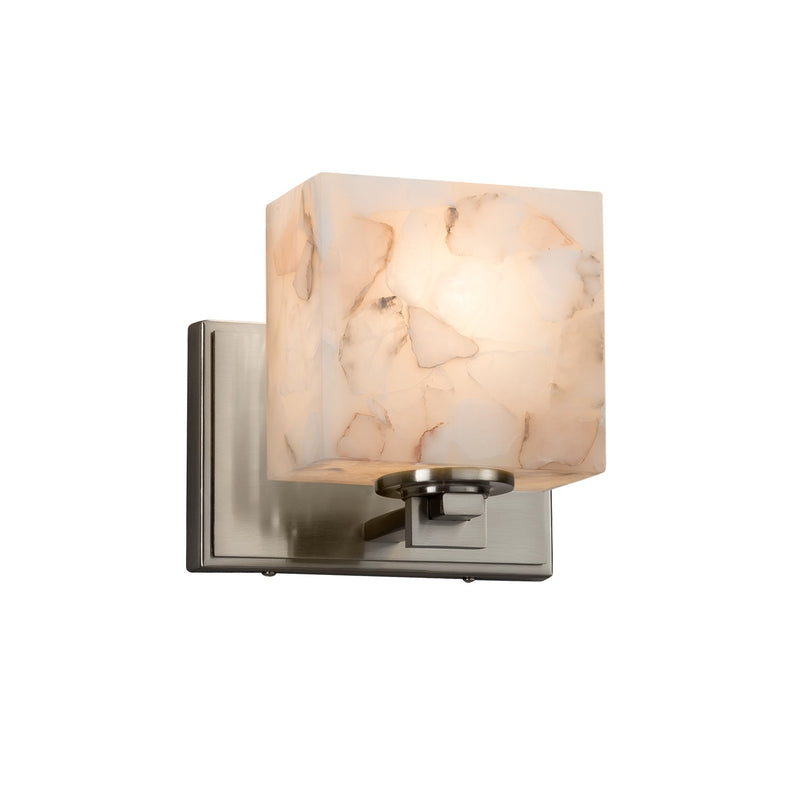 Justice Designs ALR-8447-55-NCKL-LED1-700 LED Wall Sconce, Brushed Nickel