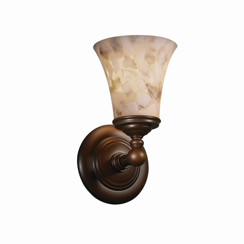 Justice Designs ALR-8521-20-DBRZ-LED1-700 LED Wall Sconce, Dark Bronze