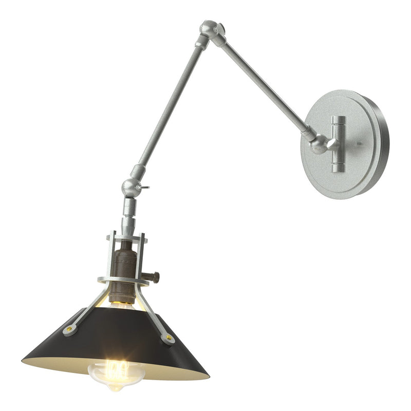 Hubbardton Forge 209320-SKT-82-10 One Light Wall Sconce, Vintage Platinum