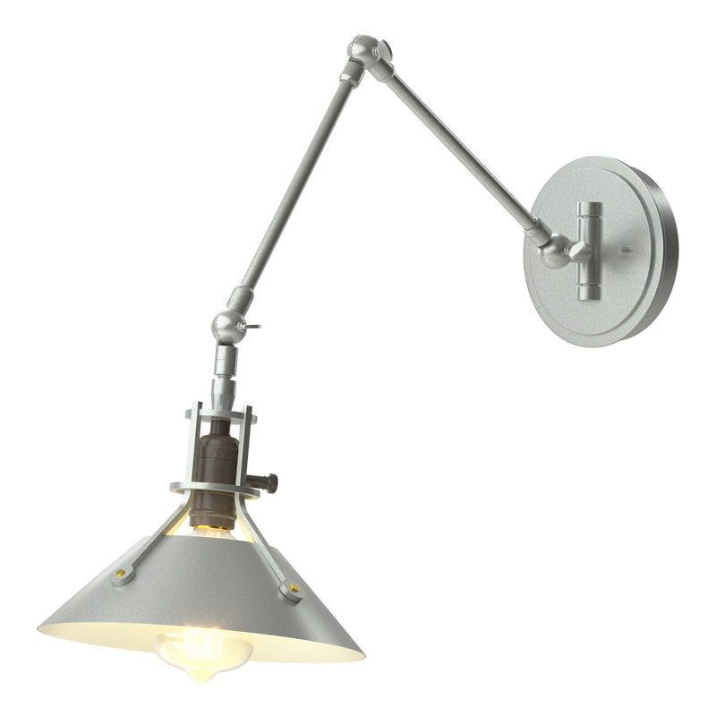 Hubbardton Forge 209320-SKT-82-82 One Light Wall Sconce, Vintage Platinum