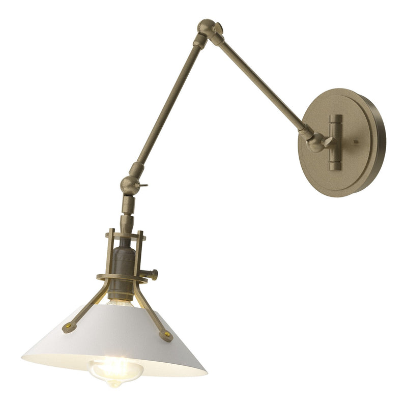 Hubbardton Forge 209320-SKT-84-02 One Light Wall Sconce, Soft Gold