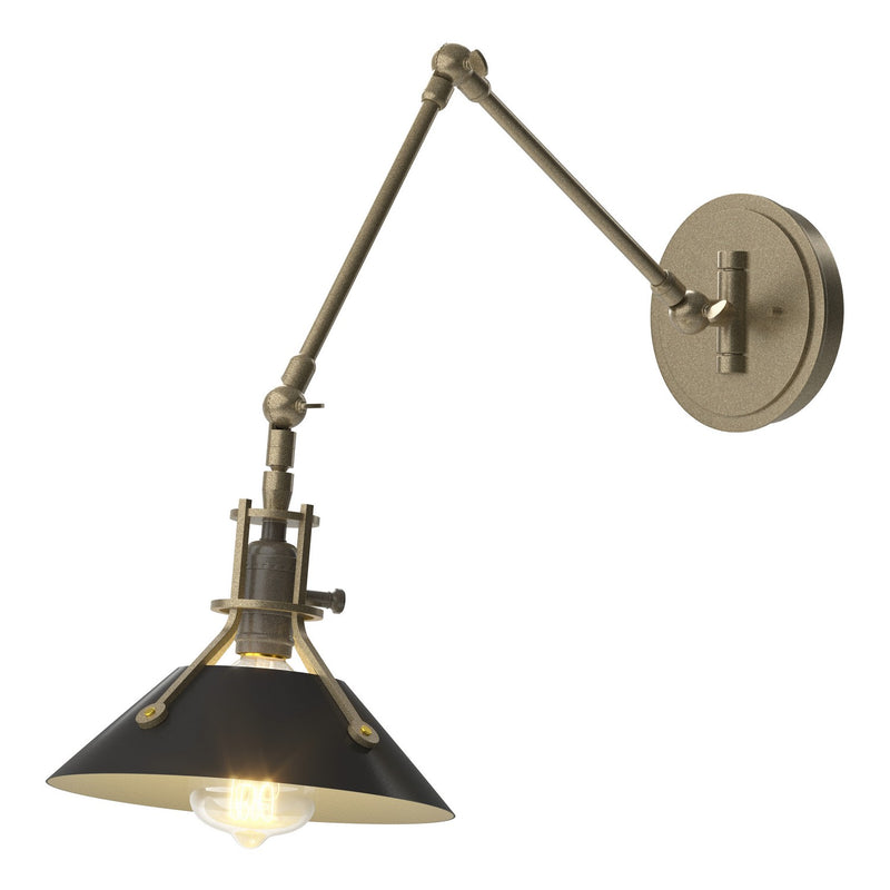 Hubbardton Forge 209320-SKT-84-10 One Light Wall Sconce, Soft Gold