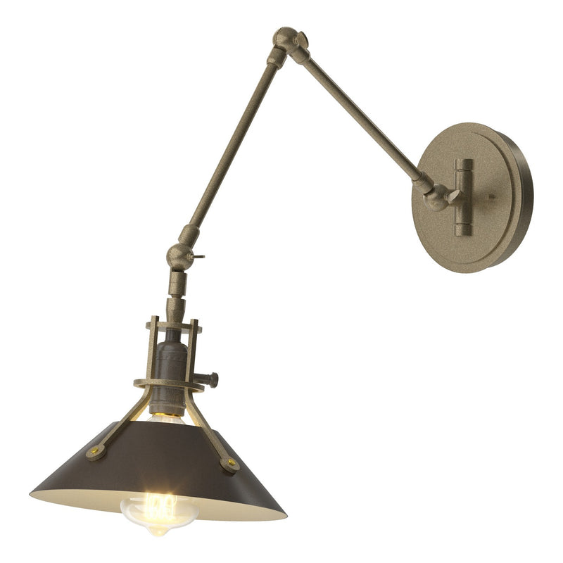 Hubbardton Forge 209320-SKT-84-14 One Light Wall Sconce, Soft Gold