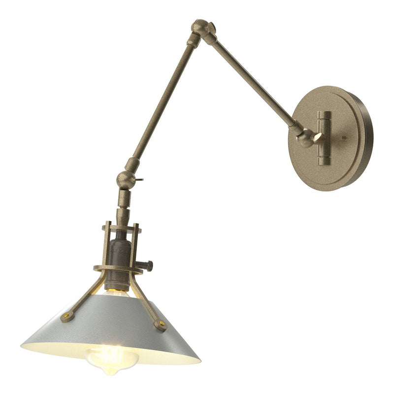Hubbardton Forge 209320-SKT-84-82 One Light Wall Sconce, Soft Gold