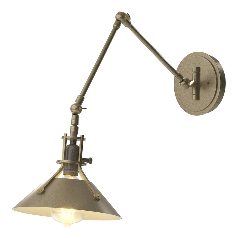 Hubbardton Forge 209320-SKT-84-84 One Light Wall Sconce, Soft Gold