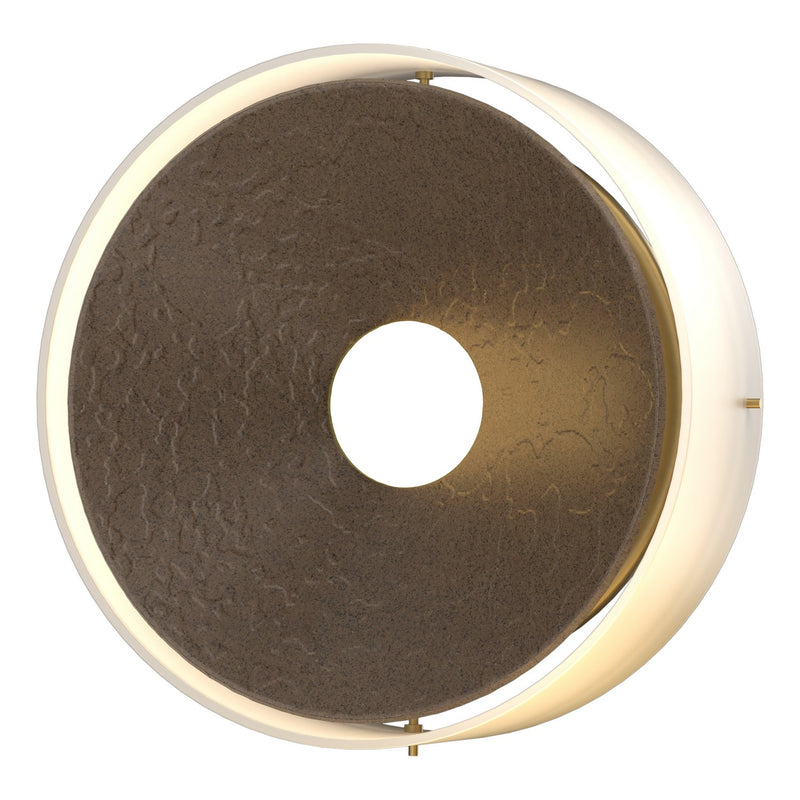 Hubbardton Forge 213310-SKT-05-GG0346 Four Light Wall Sconce, Bronze