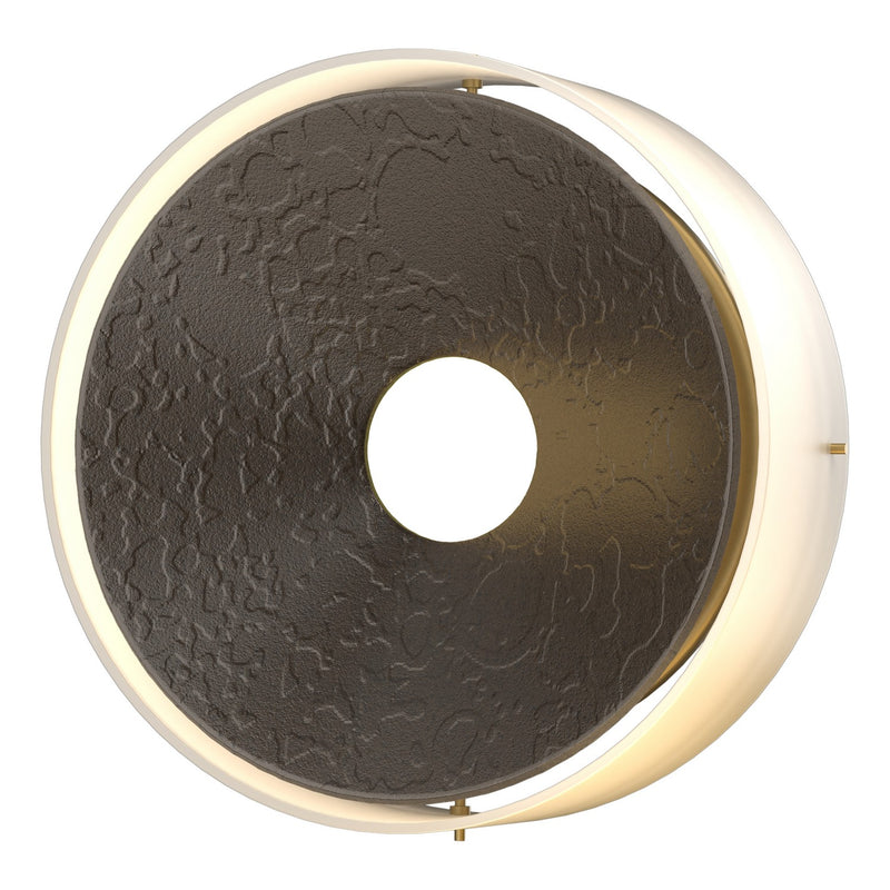 Hubbardton Forge 213310-SKT-14-GG0346 Four Light Wall Sconce, Oil Rubbed Bronze