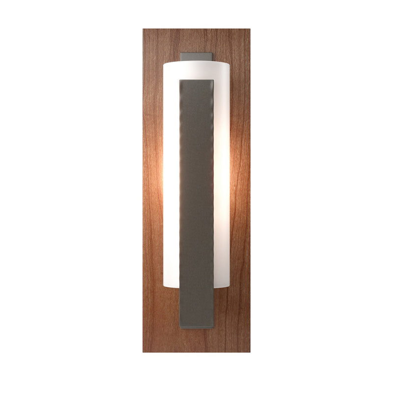Hubbardton Forge 217186-SKT-07-CH-GG0065 One Light Wall Sconce, Dark Smoke