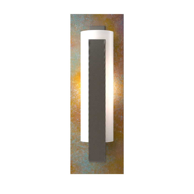 Hubbardton Forge 217186-SKT-07-CP-GG0065 One Light Wall Sconce, Dark Smoke